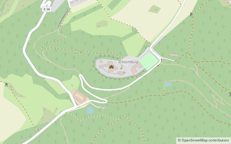 Schaumburg Castle location map