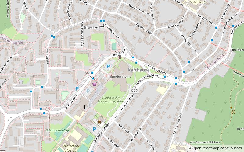 Bundesarchiv location map