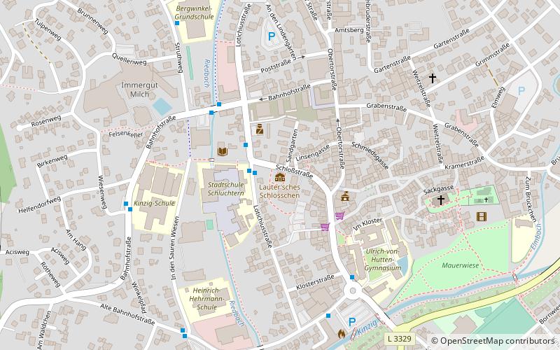 Bergwinkelmuseum location map