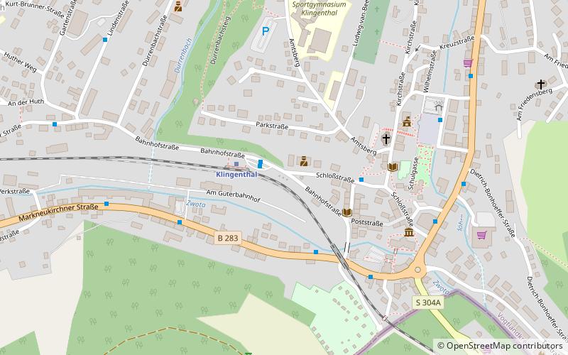 Triebwagen der Schmalspurbahn Klingenthal–Sachsenberg-Georgenthal location map