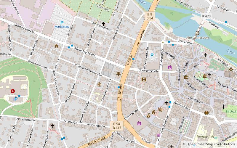 Landgericht Limburg a. d. Lahn location map