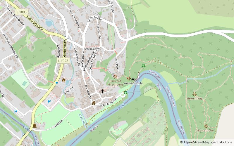 Schloss Hirschberg location map