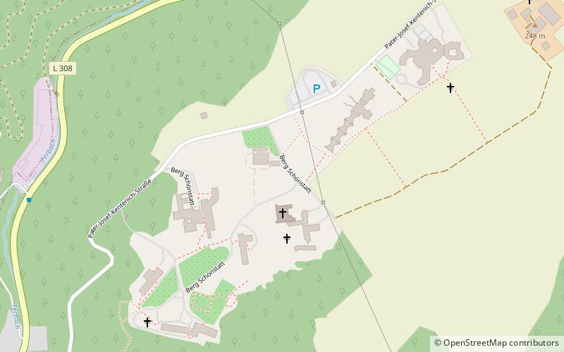 Schoenstatt Shrine location map