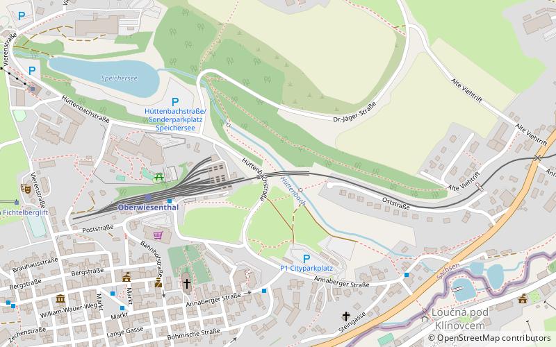 Fichtelbergbahn location map