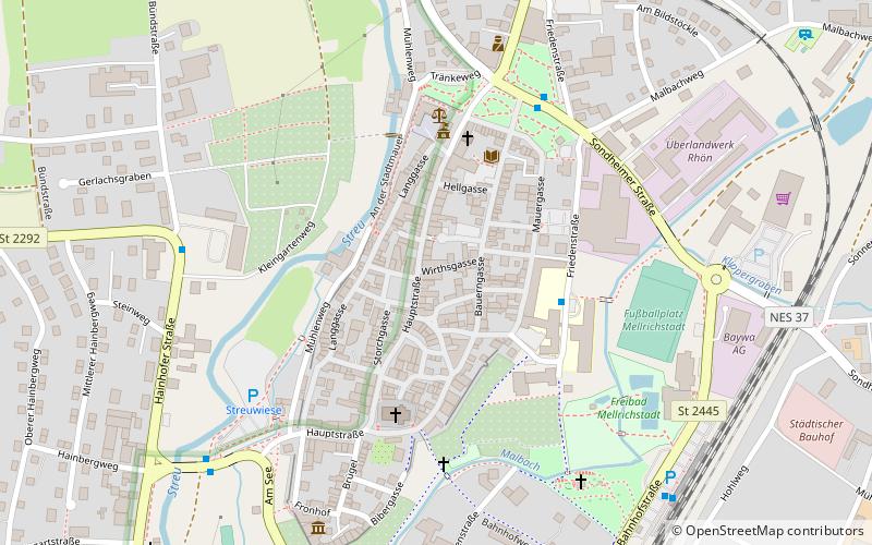 Mellrichstadt location map