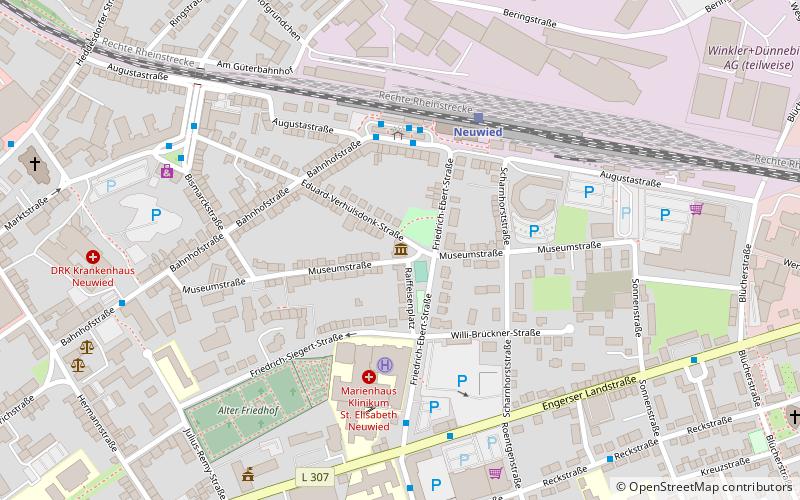 Roentgen-Museum location map