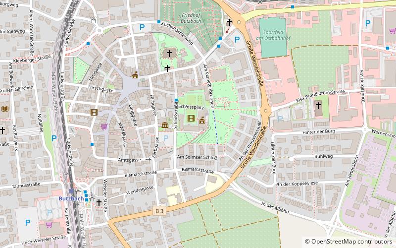 Landgrafenschloss location map