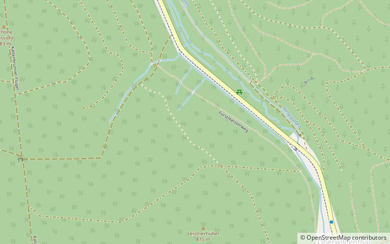 leistnerhubel ore mountains vogtland nature park location map