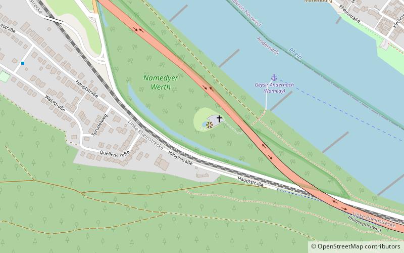 Geyser d'Andernach location map