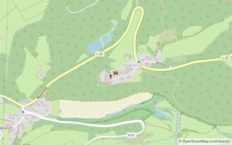 Burg Wildenburg location map