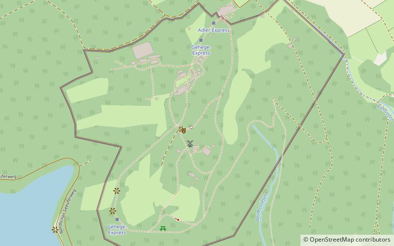 Wildfreigehege Hellenthal location map