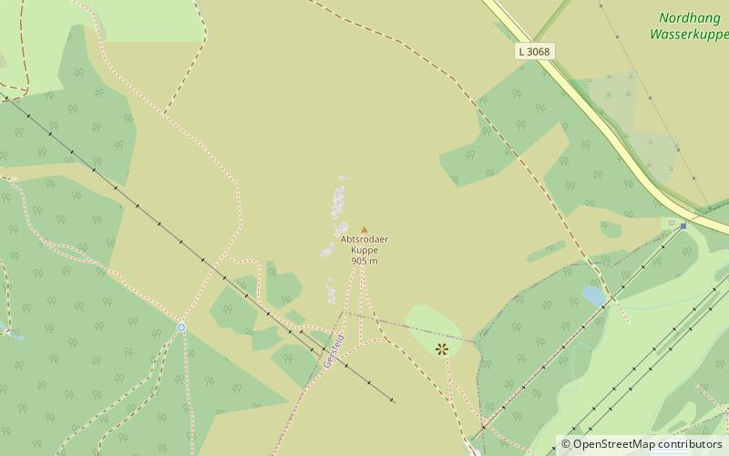 Abtsrodaer Kuppe location map