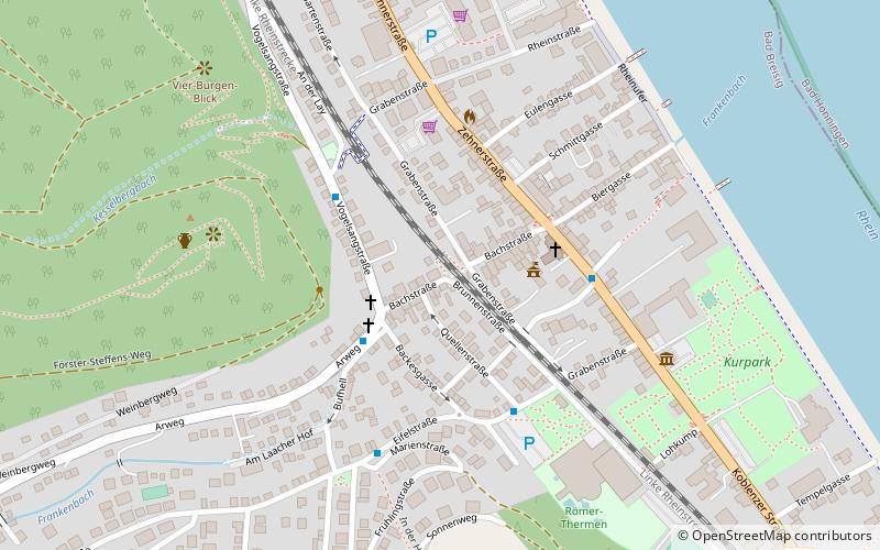 ville fusionnee de bad breisig location map