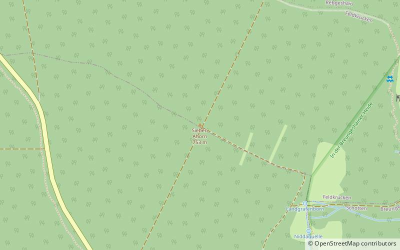 sieben ahorn schotten location map