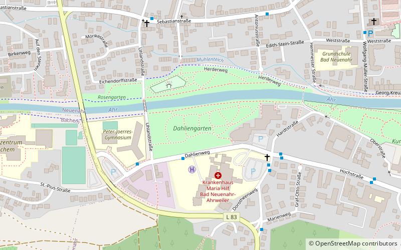 dahliengarten bad neuenahr ahrweiler location map