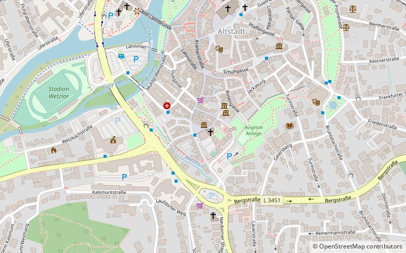 Jerusalemhaus location map