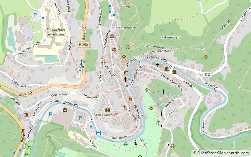 Evangelische Stadtkirche Monschau location map