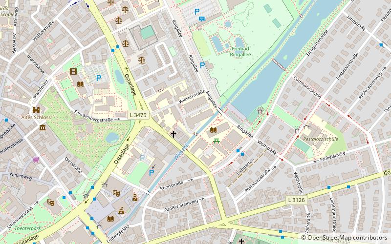 University of Applied Sciences Mittelhessen location map