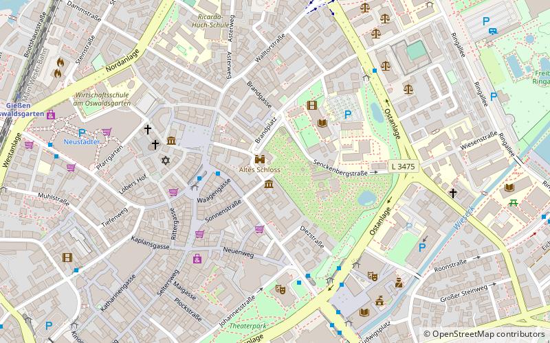 Botanischer Garten Gießen location map