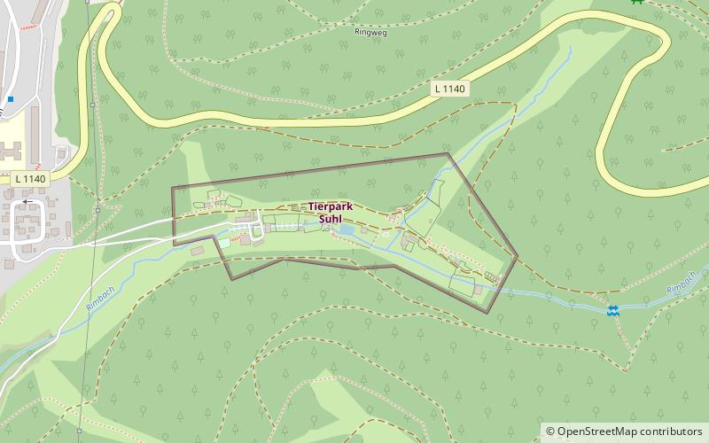 Tierpark Suhl location map