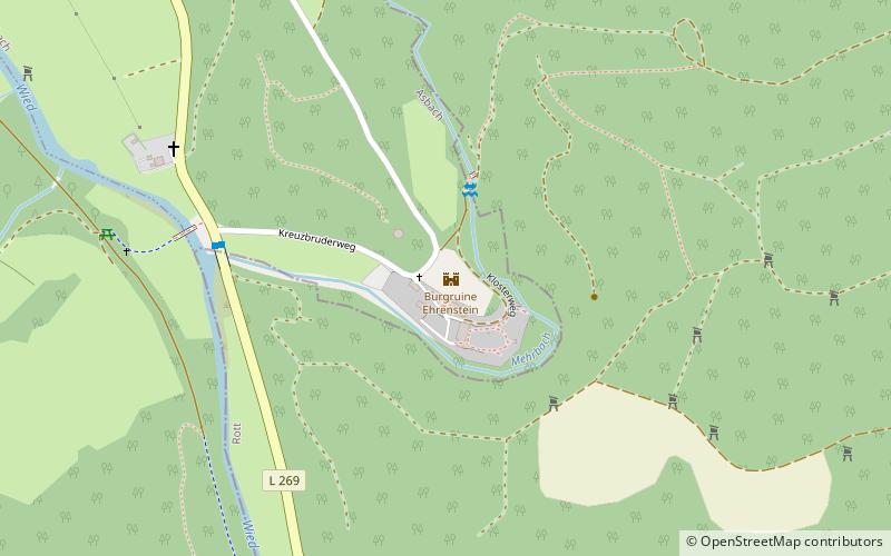 Burg Ehrenstein location map