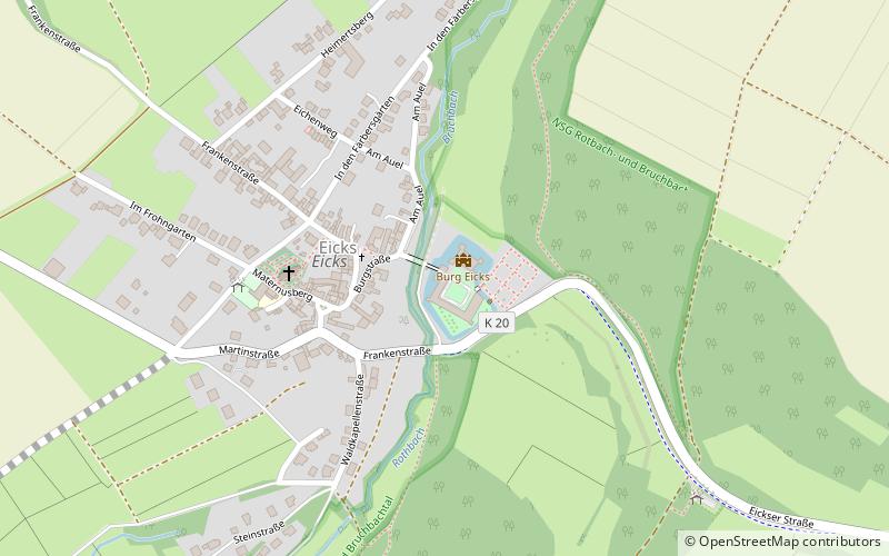 Schloss Eicks location map