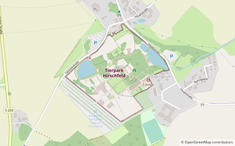 Tierpark Hirschfeld location map