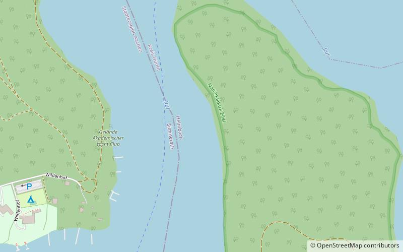 Barrage de la Rour location map