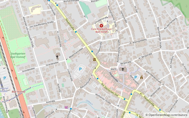 haus gutenberg bad honnef location map