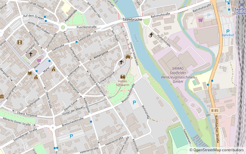 Château Hoher Schwarm location map