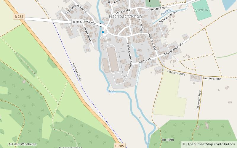 fischbach rhon location map