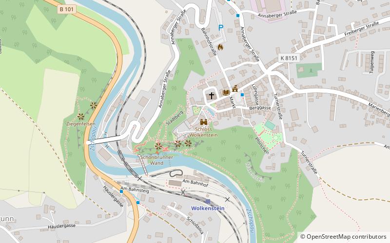 Schloss Wolkenstein location map