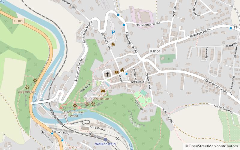 Kursächsische Postmeilensäule location map