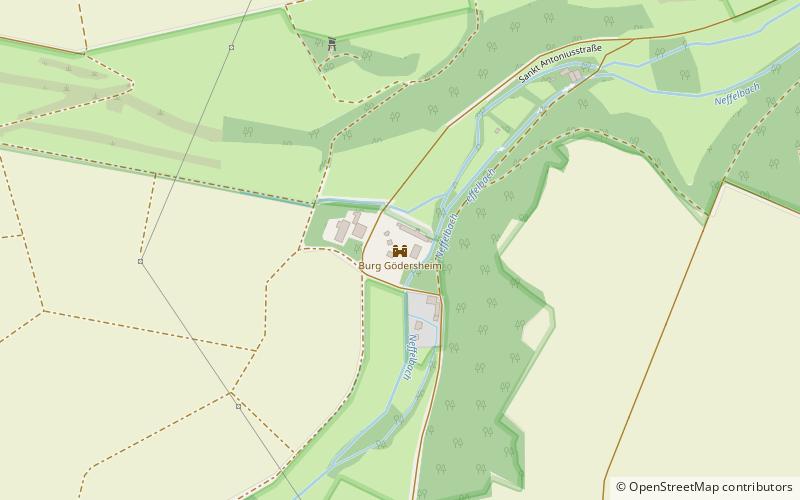 Gödersheim Castle location map