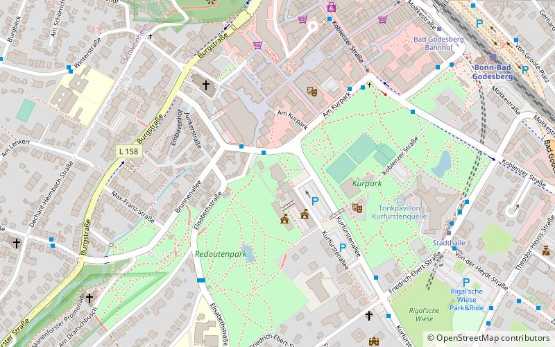 Redoute location map