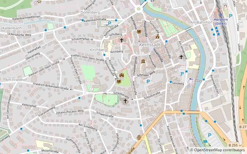 Schloss Herborn location map