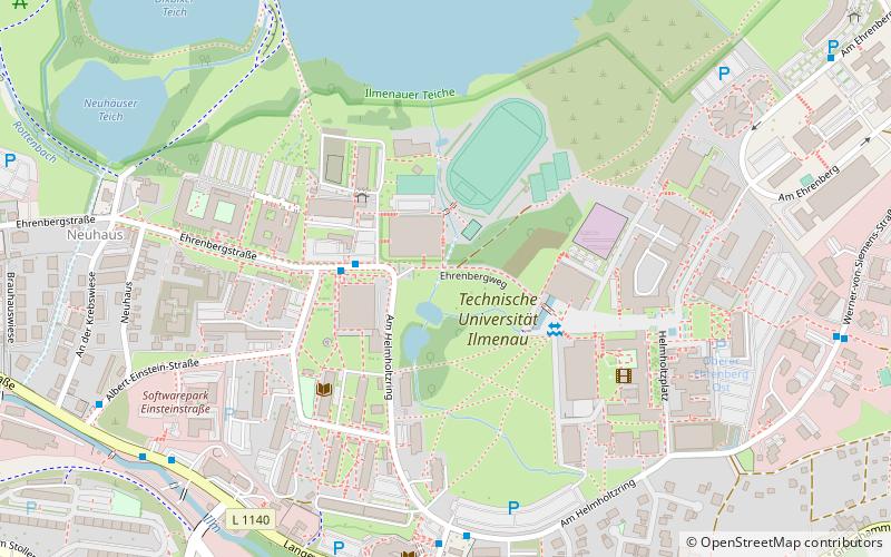 Technische Universität Ilmenau location map