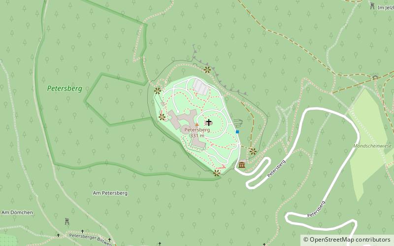 Petersberg location map