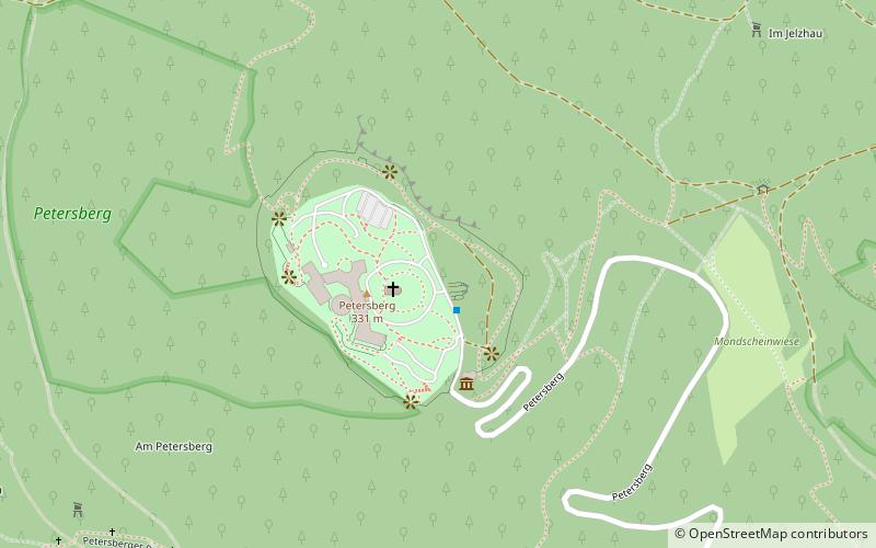 Bergstation der Petersbergbahn location map