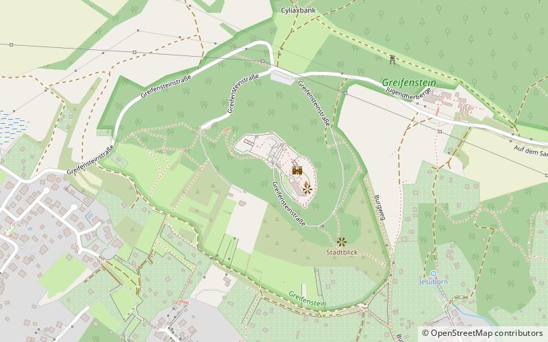 Burg Greifenstein location map