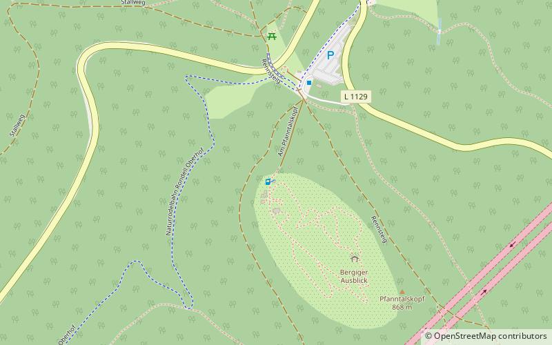 Jardin botanique de Rennsteig location map