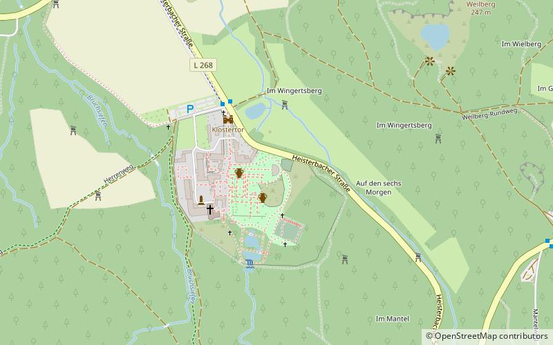 Chorruine Heisterbach location map