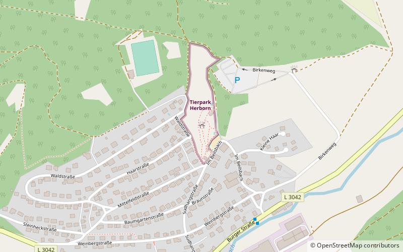 Tierpark Herborn location map