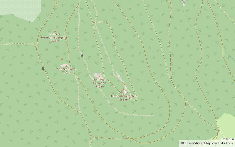 Großer Hermannsberg location map