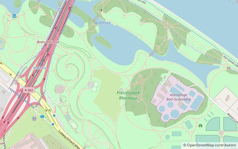 Freizeitpark Rheinaue location map