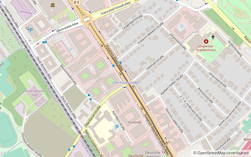 Ollenhauerstraße station location map
