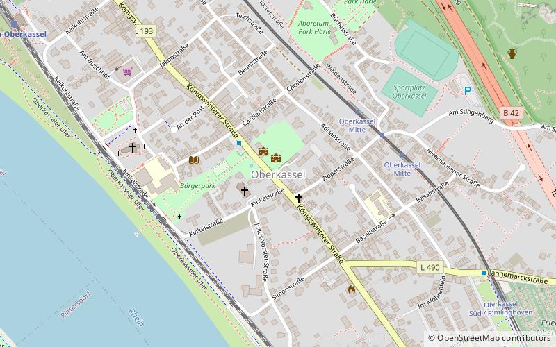 Oberkassel location map
