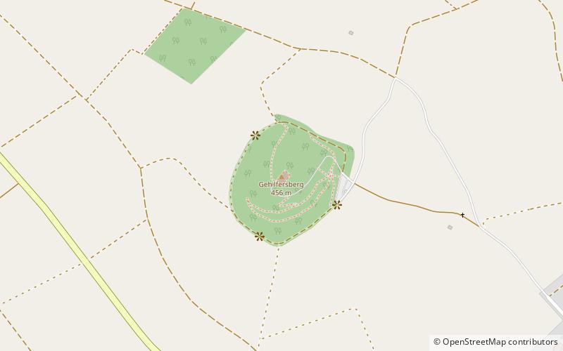 Gehilfersberg location map