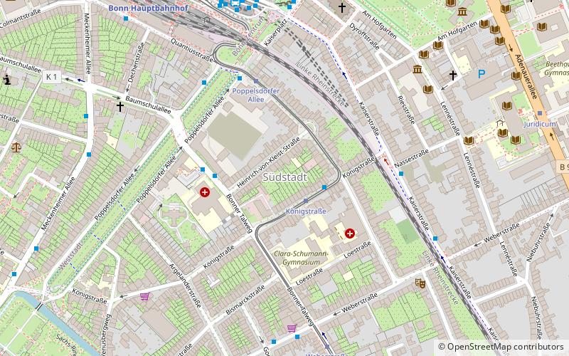 Südstadt location map