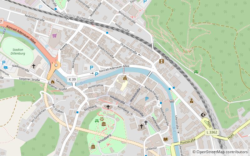 stadt dillenburg rathaus location map